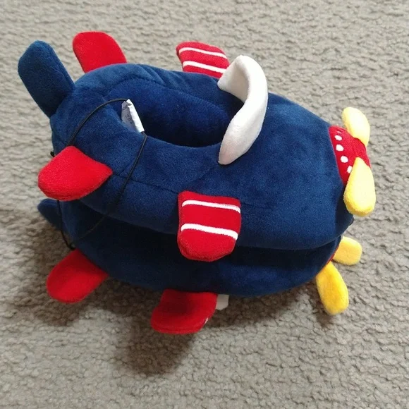 Wonder Nation Toddler Boys Airplane Slippers - New - Picture 4 of 16